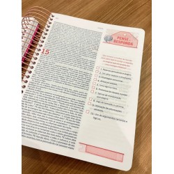 Bíblia de Estudo Interativa | KJC | Letra Normal | Capa Dura Espiral Graça
